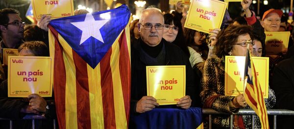 Partidarios de la independencia de Cataluña - Sputnik Mundo