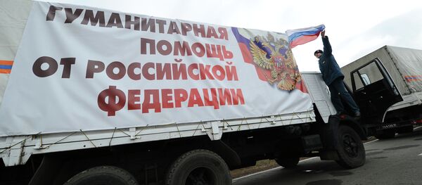 Convoy humanitario ruso para Donbás Convoy humanitario ruso para Donbás - Sputnik Mundo