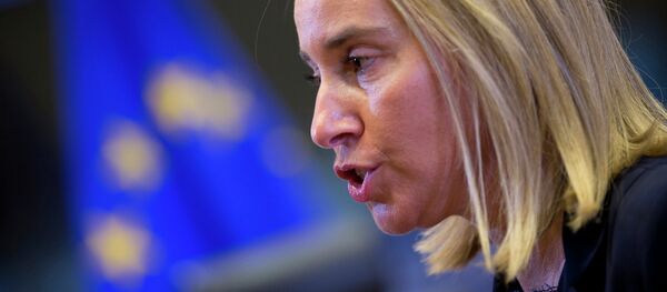 Federica Mogherini, jefa de la diplomacia europea - Sputnik Mundo