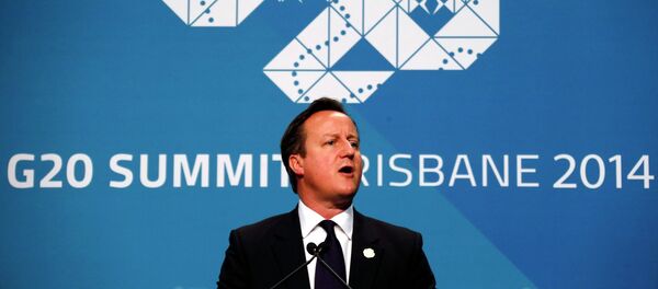 David Cameron, primer ministro del Reino Unido - Sputnik Mundo