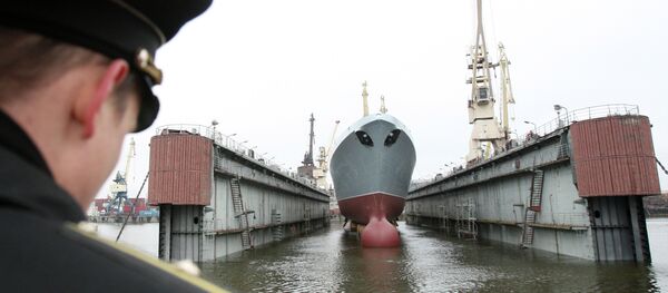 Almirante Gorshkov, primera fragata del proyecto 22350 - Sputnik Mundo