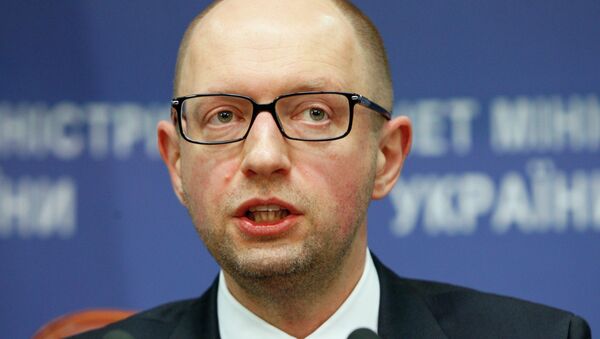 Arseni Yatseniuk, primer ministro de Ucrania - Sputnik Mundo