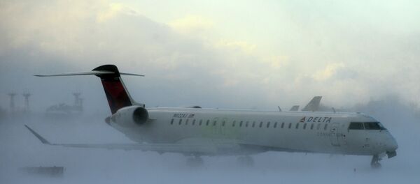 Una tormenta de nieve en Nueva York (archivo) - Sputnik Mundo