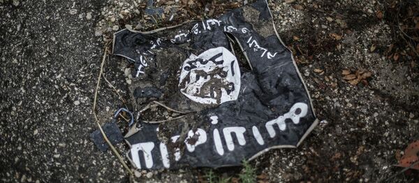 Bandera del grupo yihadista Estado Islámico Bandera del grupo yihadista Estado Islámico - Sputnik Mundo