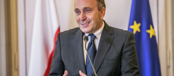 Grzegorz Schetyna, ministro de Asuntos Exteriores de Polonia - Sputnik Mundo