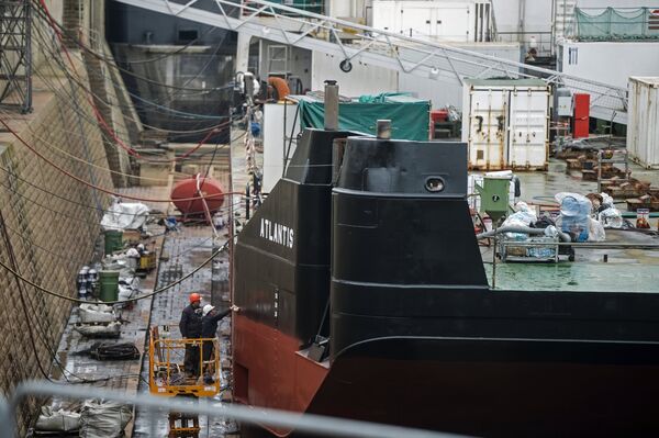 Astilleros donde construyen los “Mistral” Astilleros donde construyen los “Mistral” - Sputnik Mundo