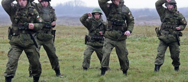 Militares de la Flota del Báltico durante unos ejercicios (archivo) - Sputnik Mundo