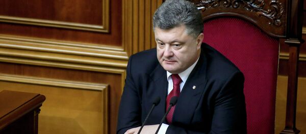Poroshenko presenta proyecto de ley para anular estatus no alineado de Ucrania - Sputnik Mundo