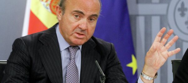 Luis de Guindos, ministro de Economía de España - Sputnik Mundo