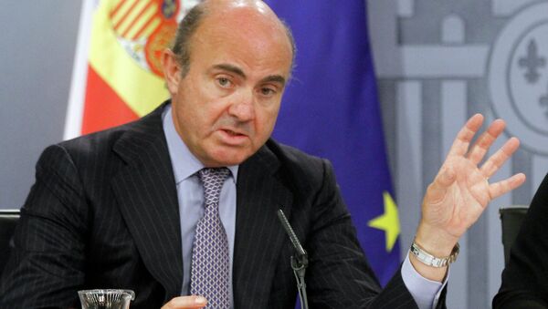 Luis de Guindos, ministro de Economía de España - Sputnik Mundo