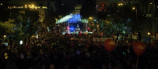 Marchas por la Dignidad en Madrid - Sputnik Mundo