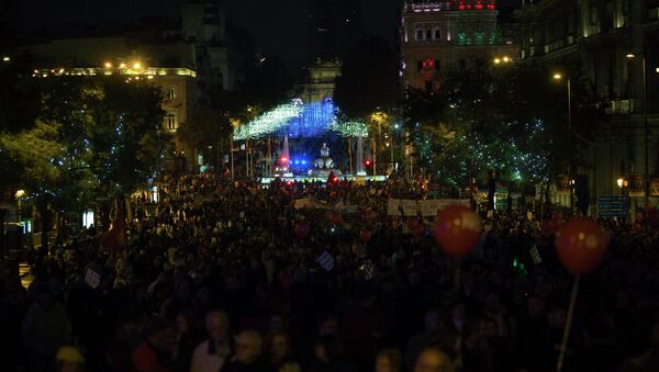 Marchas por la Dignidad en Madrid - Sputnik Mundo