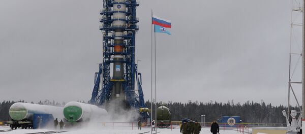 Cohete portador Soyuz 2.1b con el satélite Glonass-K - Sputnik Mundo