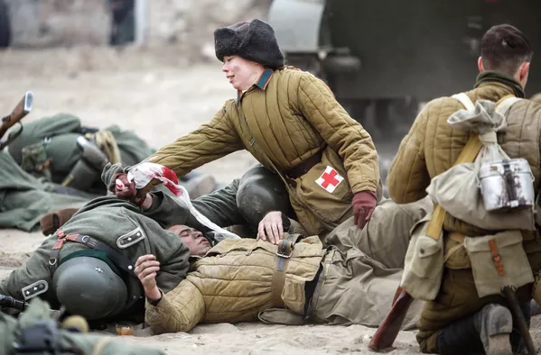 Reconstrucción histórico-militar de la Batalla de Stalingrado Reconstrucción histórico-militar de la Batalla de Stalingrado - Sputnik Mundo