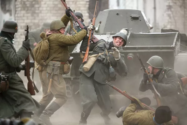 Reconstrucción histórico-militar de la Batalla de Stalingrado Reconstrucción histórico-militar de la Batalla de Stalingrado - Sputnik Mundo