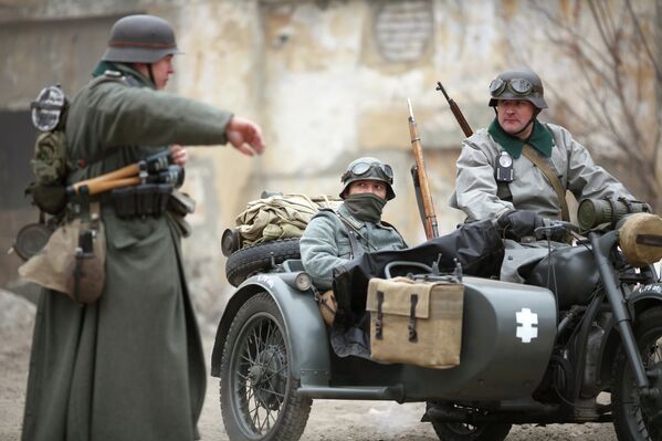 Reconstrucción histórico-militar de la Batalla de Stalingrado - Sputnik Mundo