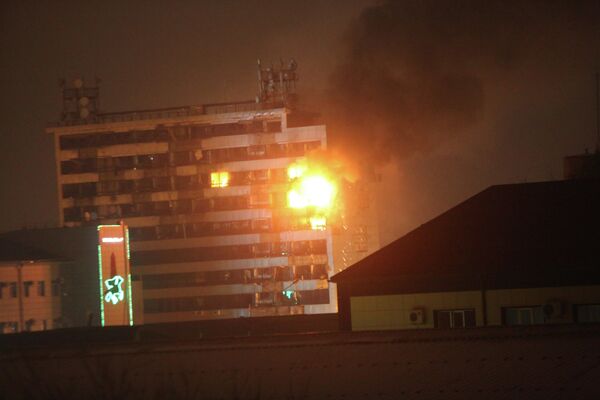 Operación antiterrorista en Grozni, Chechenia - Sputnik Mundo