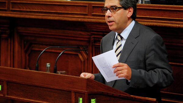 Francesc Homs en el Ple del Parlament - Sputnik Mundo