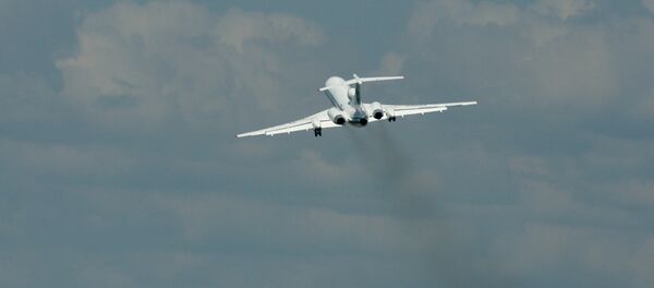 El avión Tu-154M (Archivo) - Sputnik Mundo