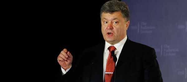 Petró Poroshenko, presidente de Ucrania - Sputnik Mundo