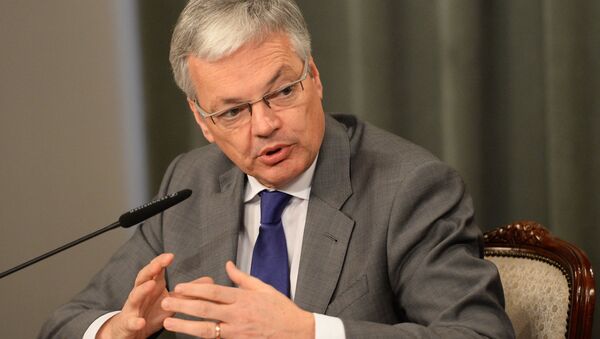 Didier Reynders, ministro de Exteriores de Bélgica - Sputnik Mundo